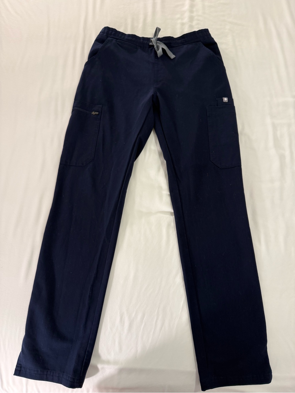 Figs Navy Blue Yola Skinny Scrub Pants Size Xs